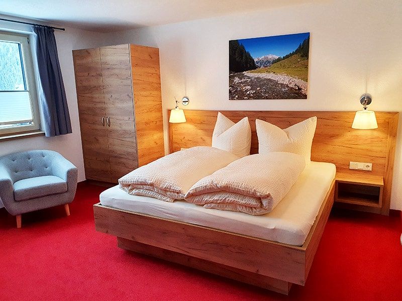 Appartement Galzig Doppelbett Pettneu am Arlberg